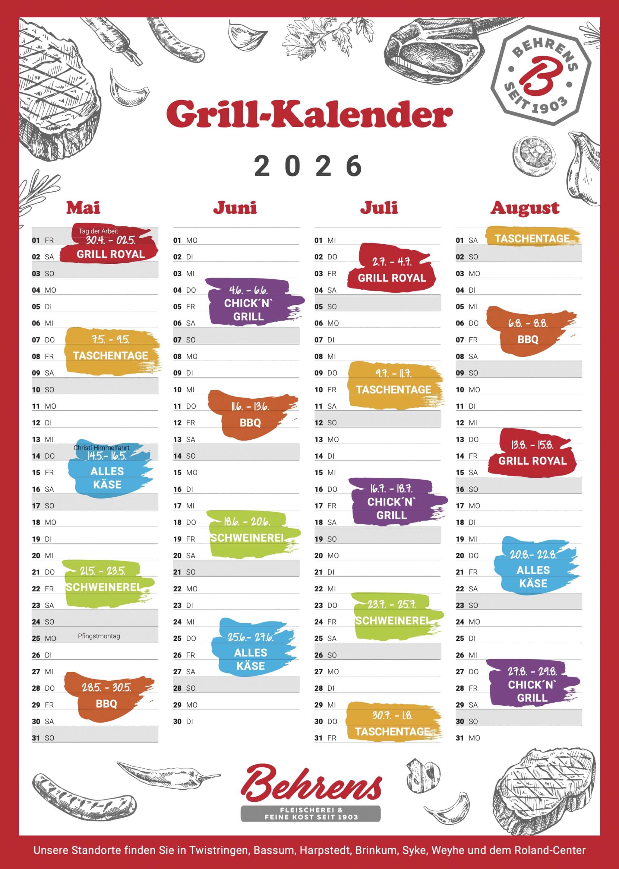 Grillkalender Behrens 2026 Grillkalender Behrens 2026 scaled